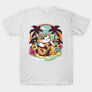 Aloha Ukulele Kitty T-Shirt